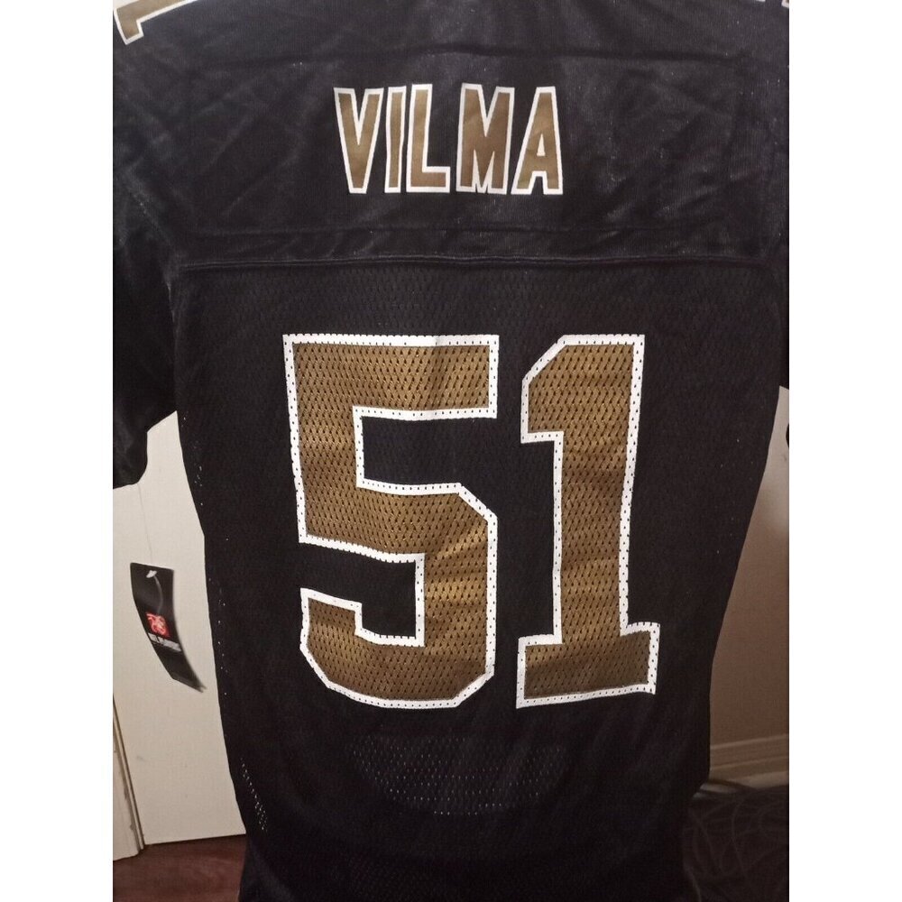 New NWT Boys Jonathan Vilma Reebok New Orleans Saints #51 Jersey Large 14-16 NFL - Picture 9 of 13